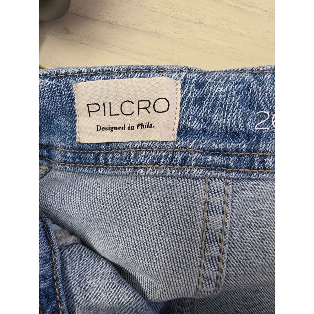 Pilcro Anthropologie Denim Culottes Size 26 Wide Leg Cropped Jeans NWOT - Picture 4 of 8